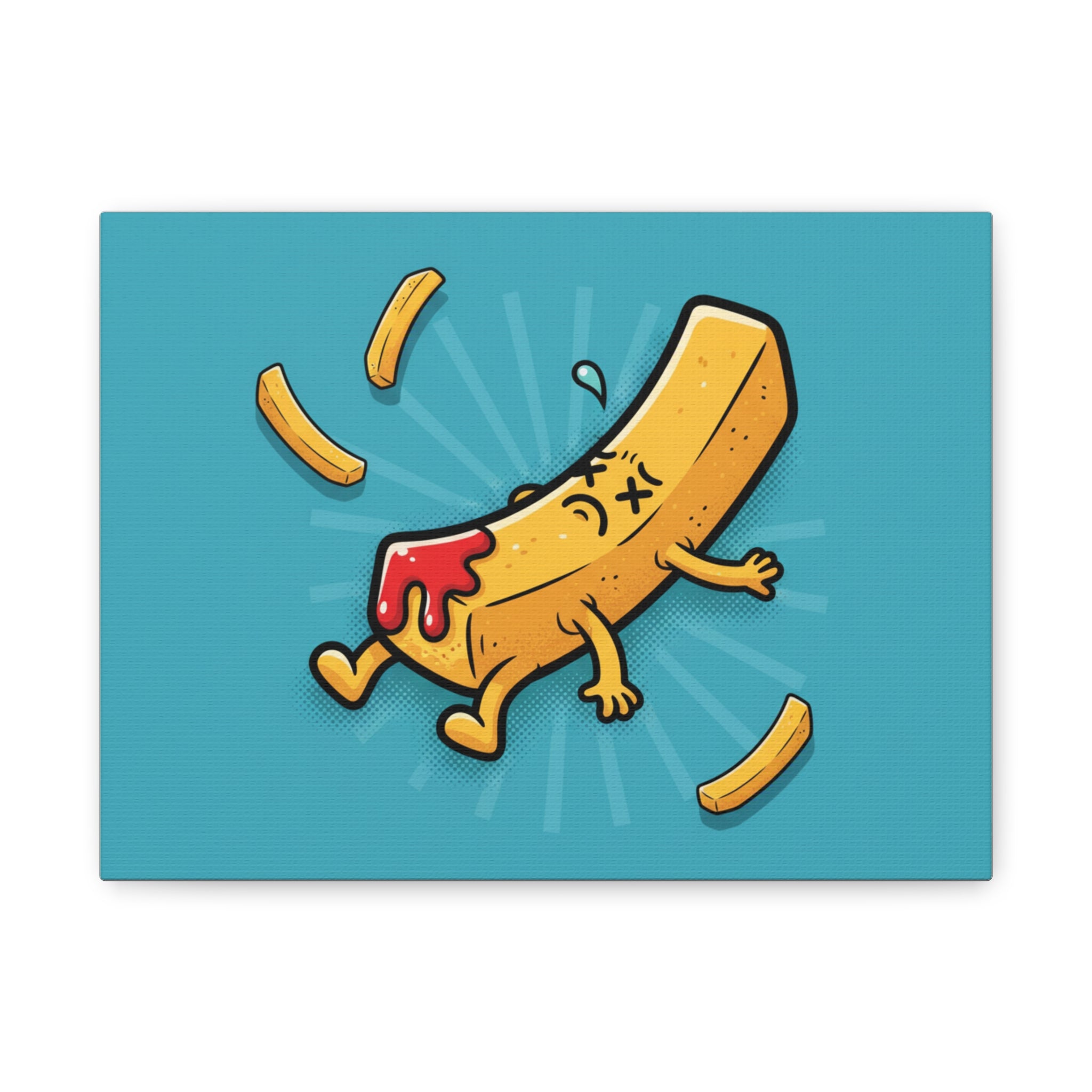 The Chips are Down on Canvas Matte Canvas Stretched 1.25"