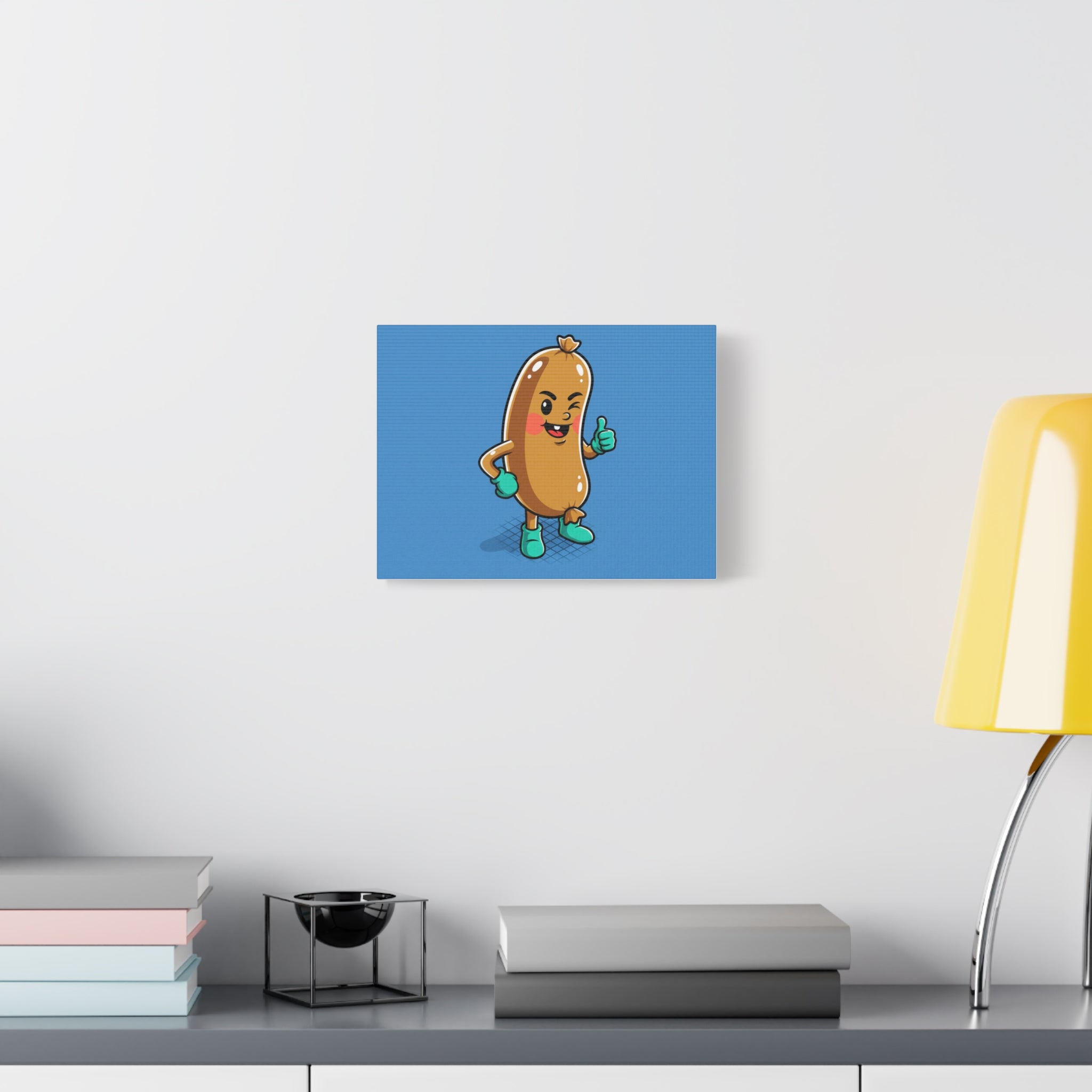 Cheeky Sausage Matte Canvas Stretched 1.25"