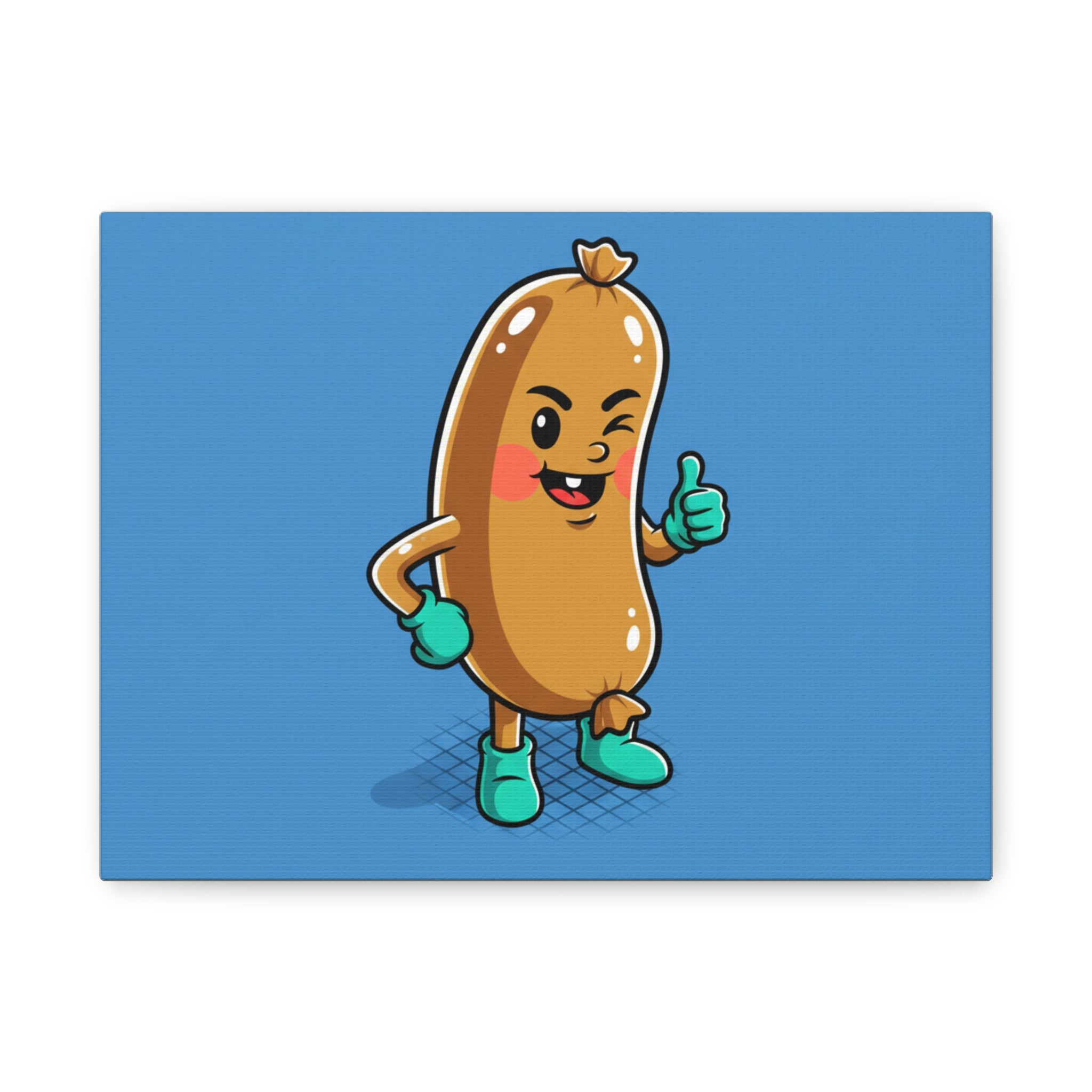 Cheeky Sausage Matte Canvas Stretched 1.25"