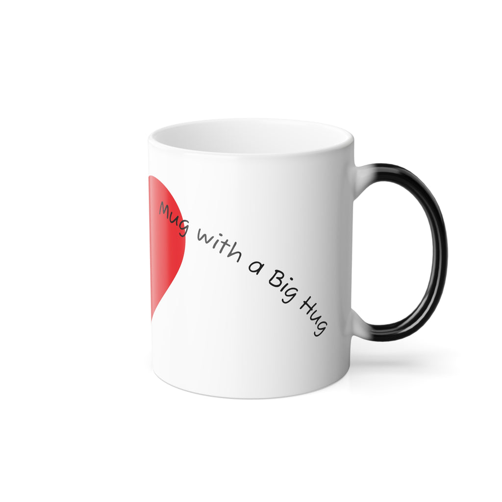 Big Hug Colour Morphing Mug | Valentine Heart Reveal 11oz