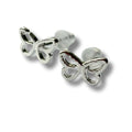 Open Butterfly Silver Stud Earrings