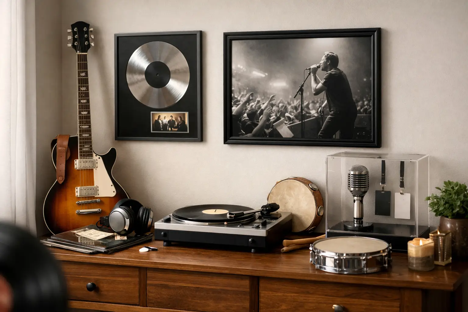 Music Memorabilia for Home That Feels Personal