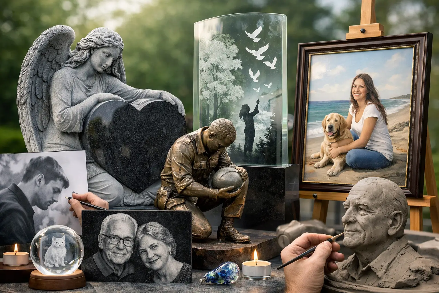 12 Memorial Artwork Commission Examples