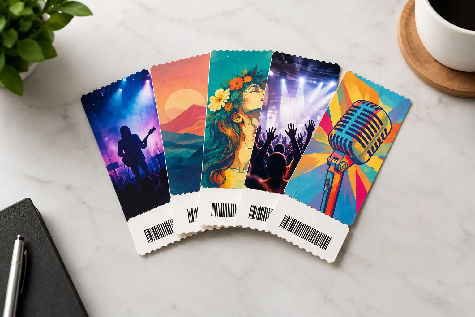Concert Ticket Artwork Example Ideas to Keep